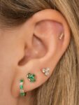 emeraldlotusstudearrings