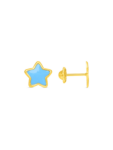 kid-enamel-blue-star-stud-earring-14k-909453